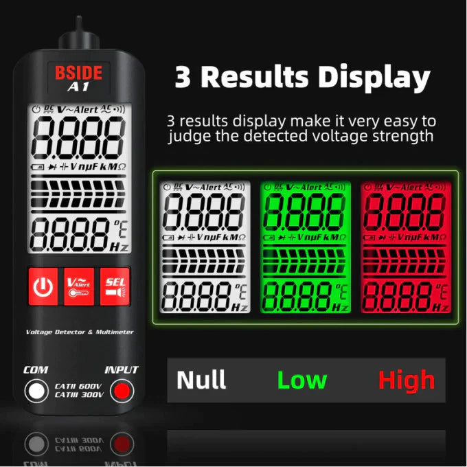 Fully Automatic Anti-Burn Intelligent Digital Multimeter