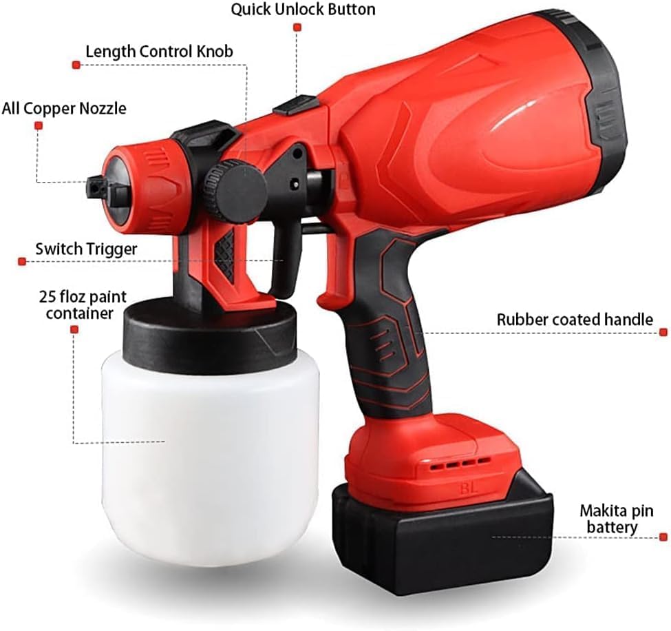 Modiva™️ High-pressure Cordless Paint Sprayer