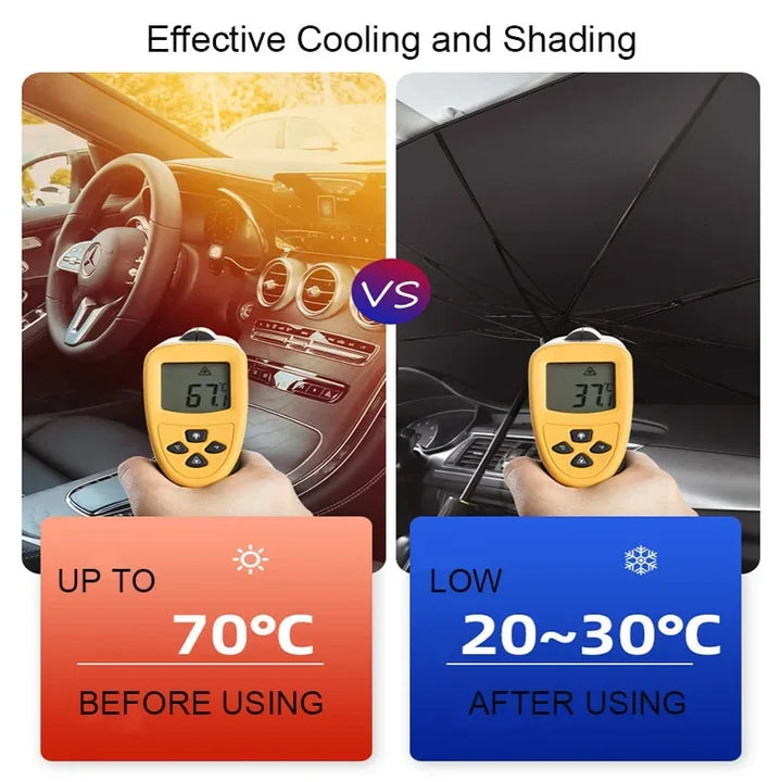 Car Windshield Sun Shade Umbrella