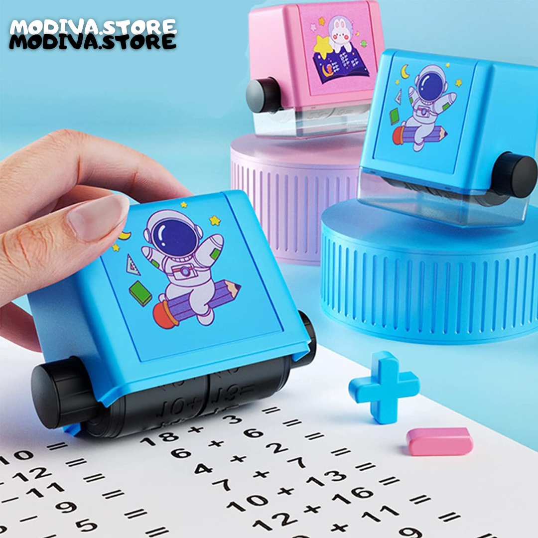 Addition and Subtraction Teaching Stamps for Kids- 2 Pcs