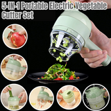 5-IN-1 Portable Electric Vegetable Cutter Set