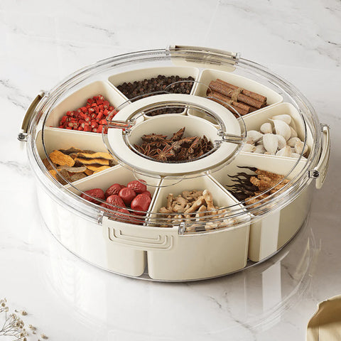 Elegant Multi Compartment Storage Box