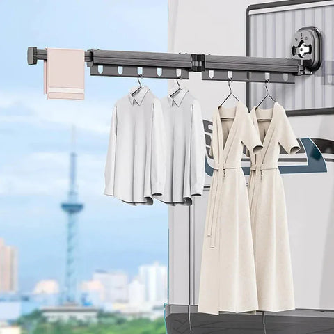 Wall Mount Folding Clothes Drying Rack