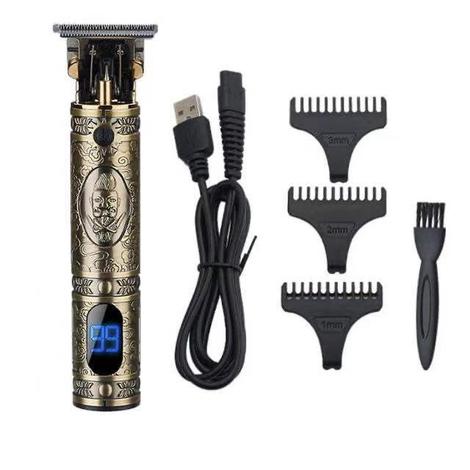 Electric Pro Portable T-outliner Cordless Trimmer Wireless Buddha Hair Clipper