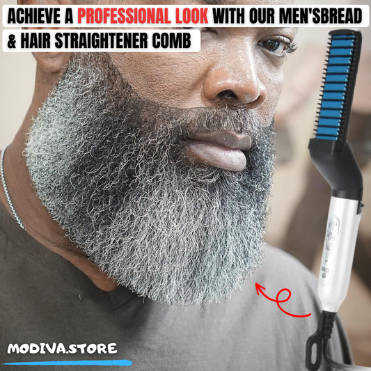 MEN'S BEARD & HAIR STRAIGHTENER COMB