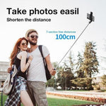 6 IN 1 WIRELESS BLUETOOTH SELFIE STICK