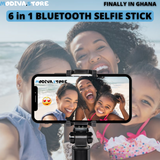 6 IN 1 WIRELESS BLUETOOTH SELFIE STICK